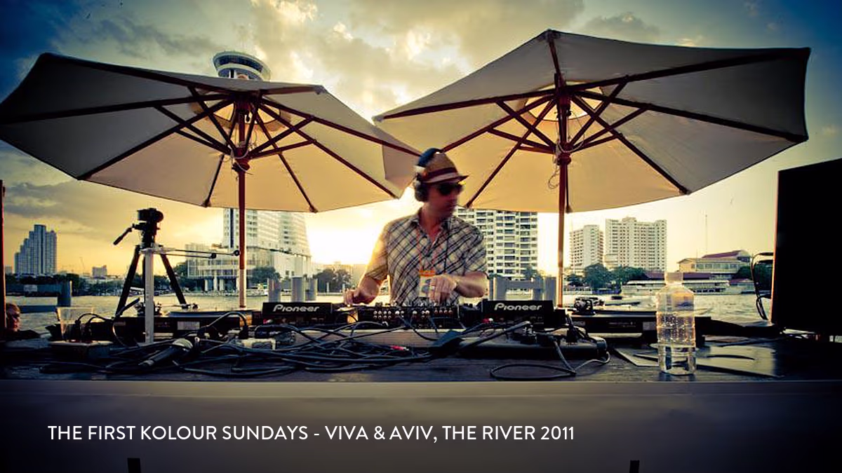 The first Kolour Sundays at Viva & Aviv, The River, Bangkok 2011