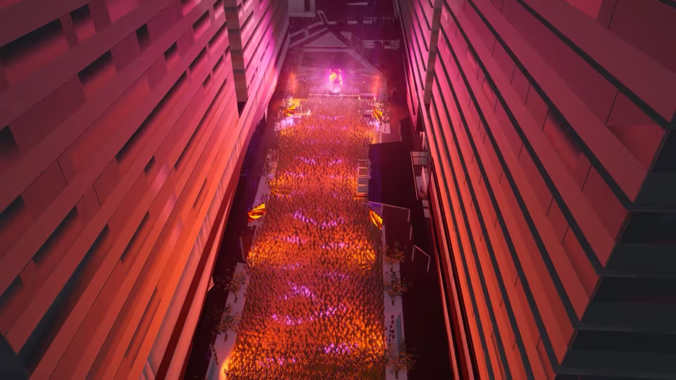 Cloud 11 rooftop open-air venue aerial view